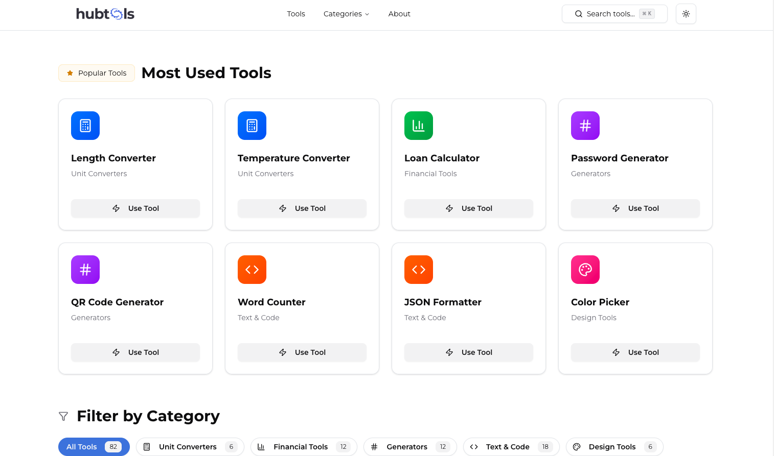 HubTools - Screenshot 2 showing Tool interface